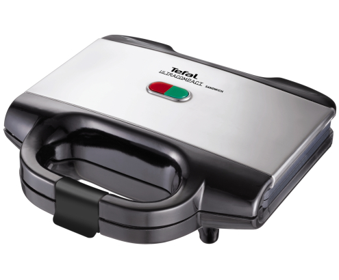 Tefal SM1552 sandwichera 700 W Negro, Acero inoxidable
