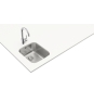 Teka BE 34.40 Fregadero encastrado bajo encimera Rectangular Acero inoxidable