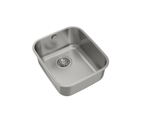 Teka BE 34.40 Fregadero encastrado bajo encimera Rectangular Acero inoxidable