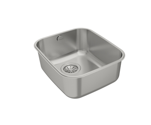 Teka BE 34.40 Fregadero encastrado bajo encimera Rectangular Acero inoxidable