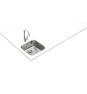 Teka BE 40.40 1C Fregadero encastrado bajo encimera Plaza Acero inoxidable