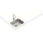 Teka BE 50.40 Plus 1C Fregadero encastrado bajo encimera Rectangular Acero inoxidable