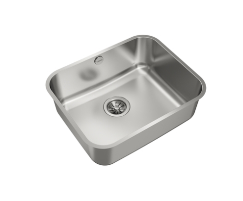 Teka BE 50.40 Plus 1C Fregadero encastrado bajo encimera Rectangular Acero inoxidable