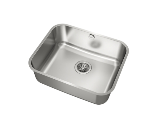 Teka BE 50.40 Plus 1C Fregadero encastrado bajo encimera Rectangular Acero inoxidable