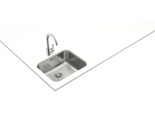 Teka BE 50.40 Plus 1C Fregadero encastrado bajo encimera Rectangular Acero inoxidable