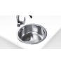 Teka ERC Lavabo sobre-encimera Círculo Metal