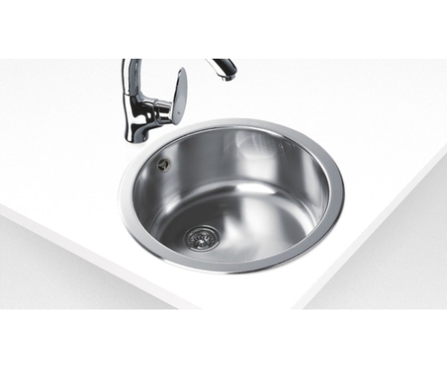 Teka ERC Lavabo sobre-encimera Círculo Metal