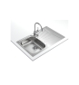 Teka StarBright 45 E-XP 1C 1E Lavabo sobre-encimera Rectangular Acero ...