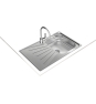 Teka STARBRIGHT 45 E-XP 1C 1E Lavabo sobre-encimera Rectangular Acero ...