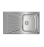 Teka STARBRIGHT 45 E-XP 1C 1E Lavabo sobre-encimera Rectangular Acero inoxidable