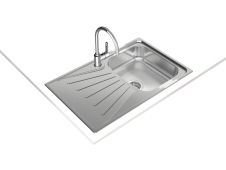 Teka STARBRIGHT 45 E-XP 1C 1E Lavabo sobre-encimera Rectangular Acero ...