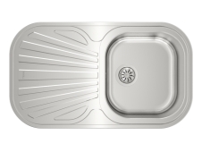 Teka Stylo 1C 1E Lavabo sobre-encimera Rectangular Acero inoxidable