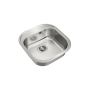 Teka Stylo 1C Lavabo sobre-encimera Plaza Acero inoxidable