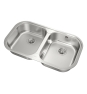 Teka Stylo 2C Lavabo sobre-encimera Rectangular Acero inoxidable