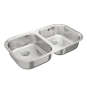 Teka Stylo 2C Lavabo sobre-encimera Rectangular Acero inoxidable
