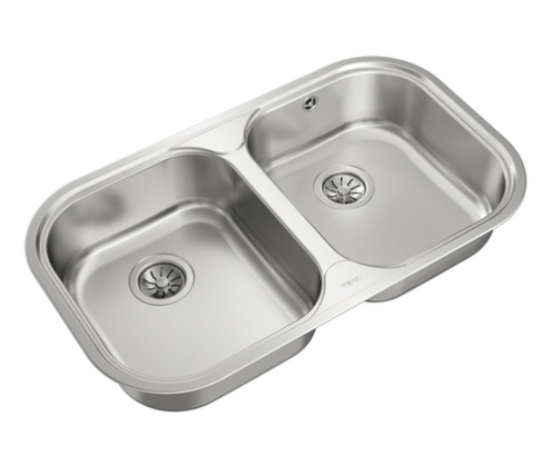 Teka Stylo 2C Lavabo sobre-encimera Rectangular Acero inoxidable