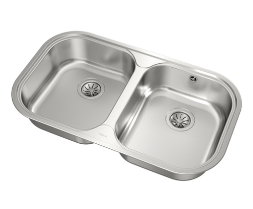 Teka Stylo 2C Lavabo sobre-encimera Rectangular Acero inoxidable