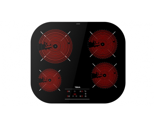 Teka TCC 64310 TTC BK Negro Integrado 59 cm Cerámico 4 zona(s)