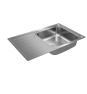 Teka Universe 50 T-XP 1C 1E Max Lavabo sobre-encimera Rectangular Acero inoxidable