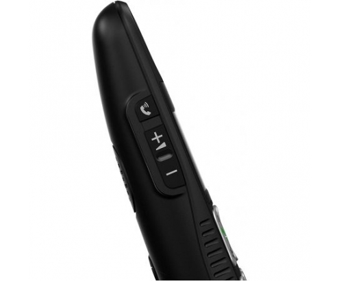 TELEFONO INALAMBRICO DECT PANASONIC IDENTIFICACION LLAMADAS 50 MEMORIAS BOTONES GRANDES COMPATIBLE AUDIFONOS NEGRO KX-TGE310SPB