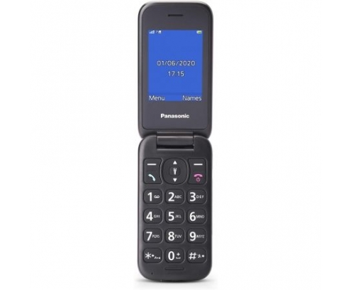 Telefono movil panasonic 2.4p boton sos agenda 300 contactos teclas retroiluminada bluetooth turquesa KX-TU400EXC