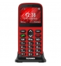 Telefunken S420 teléfono móvil 2.31p camara radio fm linterna tecla sos libre base de carga rojo TF-GSM-420-CAR-RD