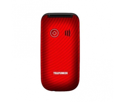 Telefunken S440 teléfono móvil para personas mayores rojo TF-GSM-440-CAR-RD