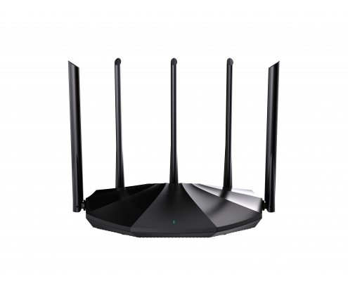 Tenda TX2 Pro router inalámbrico Gigabit Ethernet Doble banda (2,4 GHz / 5 GHz) Negro