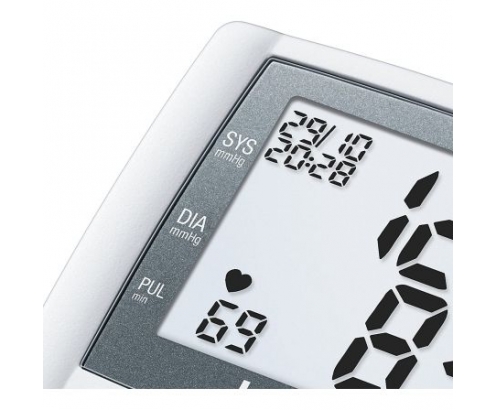TENSIOMETRO DE MU͑ECA BEURER MEDICION RAPIDA AUTOMATICA DETECCION ARRITMIAS MEMORIA 3X60 MEDICIONES 2XAAA BLANCO BC-30 B