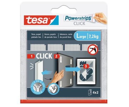 TESA Powerstrips Click Almohadilla de fijación