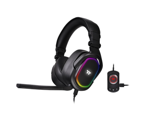 Thermaltake ARGENT H5 RGB Auriculares Alámbrico Diadema Juego Negro