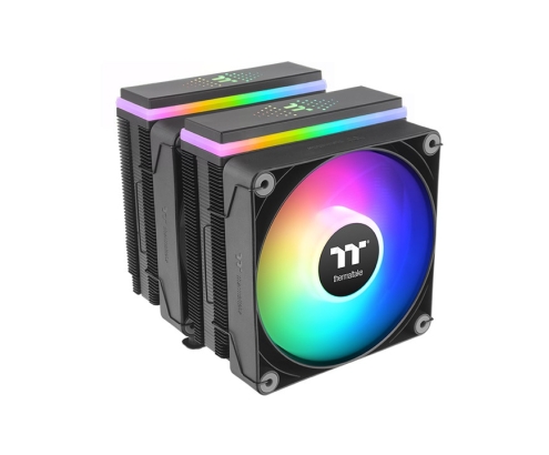 Thermaltake ASTRIA 600 Procesador Refrigerador de aire 12 cm Negro 2 pieza(s)