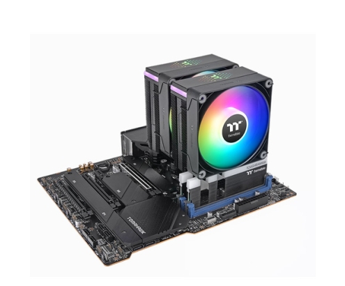 Thermaltake ASTRIA 600 Procesador Refrigerador de aire 12 cm Negro 2 pieza(s)
