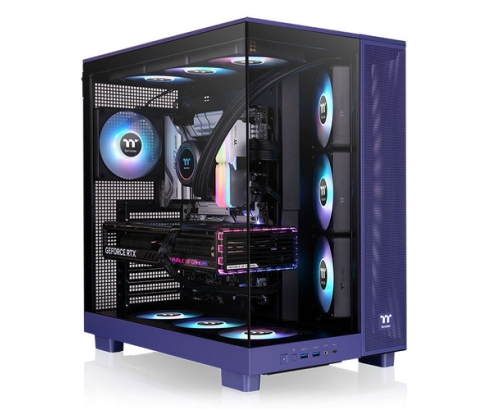 Thermaltake CA-11E-00MNWN-00 carcasa de ordenador Midi Tower Azul