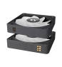 Thermaltake CL-F192-PL12SW-A sistema de refrigeración para ordenador Carcasa del ordenador Ventilador 12 cm Negro 3 pieza(s)
