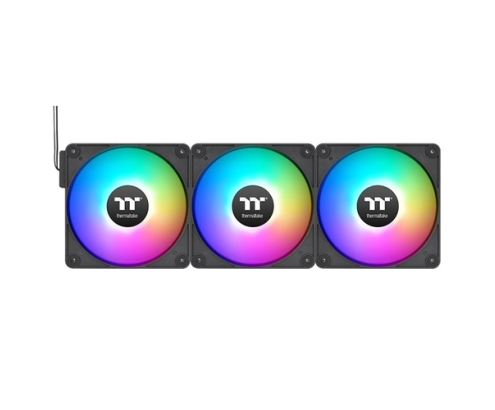 Thermaltake CL-F192-PL12SW-A sistema de refrigeración para ordenador Carcasa del ordenador Ventilador 12 cm Negro 3 pieza(s)