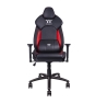 Thermaltake GGC-VCO-BRLWDS-01 silla para videojuegos Butaca para jugar Asiento acolchado Negro, Rojo