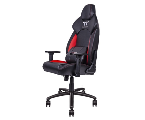Thermaltake GGC-VCO-BRLWDS-01 silla para videojuegos Butaca para jugar Asiento acolchado Negro, Rojo