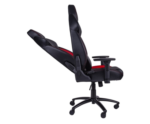 Thermaltake GGC-VCO-BRLWDS-01 silla para videojuegos Butaca para jugar Asiento acolchado Negro, Rojo