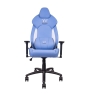 Thermaltake GGC-VCO-LWLWDS-01 silla para videojuegos Butaca para jugar Asiento acolchado Azul, Blanco