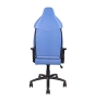 Thermaltake GGC-VCO-LWLWDS-01 silla para videojuegos Butaca para jugar Asiento acolchado Azul, Blanco