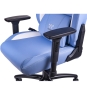 Thermaltake GGC-VCO-LWLWDS-01 silla para videojuegos Butaca para jugar Asiento acolchado Azul, Blanco