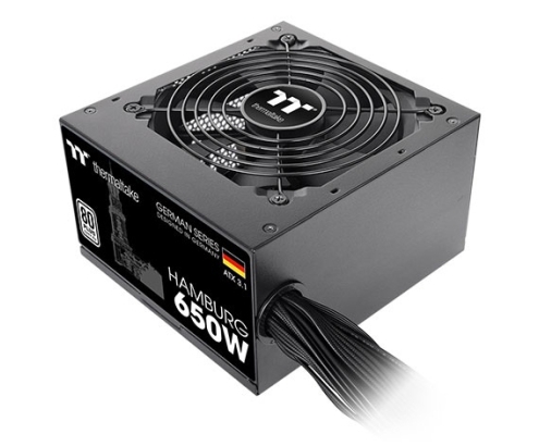Thermaltake HAMBURG unidad de fuente de alimentación 650 W 24-pin ATX ATX Negro