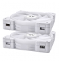 Thermaltake SWAFAN EX12 ARGB Carcasa del ordenador Refrigerador de aire 12 cm Blanco 3 pieza(s)