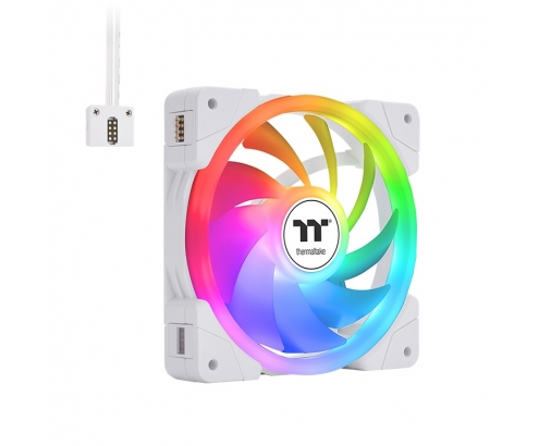 Thermaltake SWAFAN EX12 ARGB Carcasa del ordenador Refrigerador de aire 12 cm Blanco 3 pieza(s)