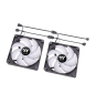 Thermaltake TT CT140 ARGB Sync PC Carcasa del ordenador Ventilador Negro 2 pieza(s)