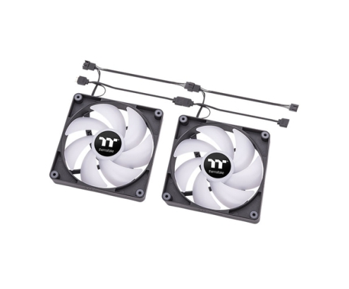 Thermaltake TT CT140 ARGB Sync PC Carcasa del ordenador Ventilador Negro 2 pieza(s)