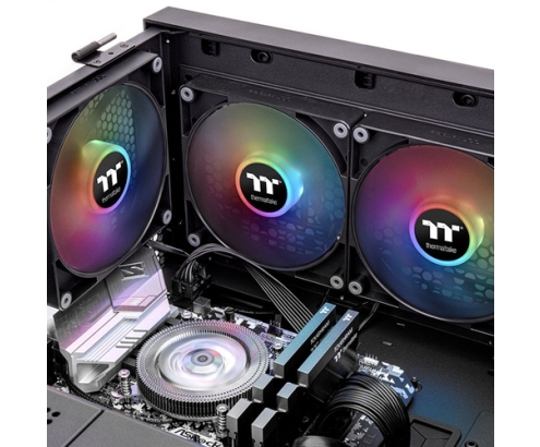 Thermaltake TT CT140 ARGB Sync PC Carcasa del ordenador Ventilador Negro 2 pieza(s)