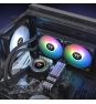 Thermaltake TT TH240 ARGB Procesador Sistema de refrigeración líquida todo en uno 12 cm Negro 1 pieza(s)