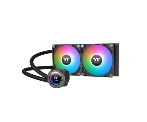 Thermaltake TT TH240 ARGB Procesador Sistema de refrigeración líquida todo en uno 12 cm Negro 1 pieza(s)